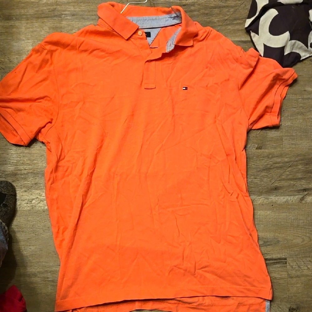 Tommy Hilfiger Men's pink Polo Shirt